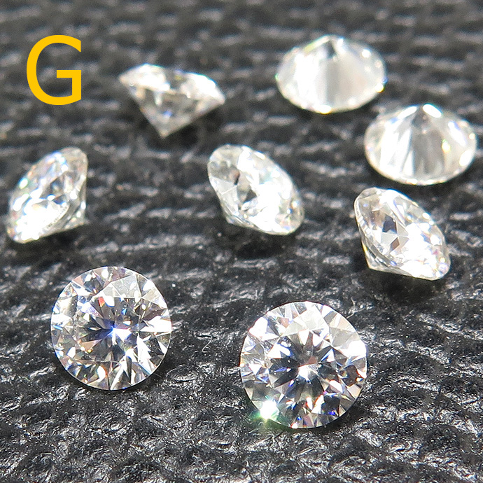 合成モアッサナイト（モアサナイト）ルース 人工ダイヤモンド類似石 G